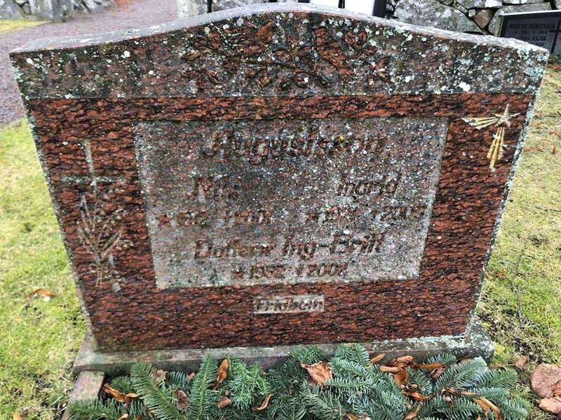 Grave number: FÄ K     1, 2