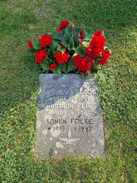 Grave number: 1 KV.1 1     6
