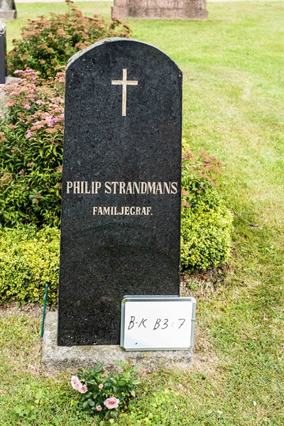 Grave number: Bkl III B 7