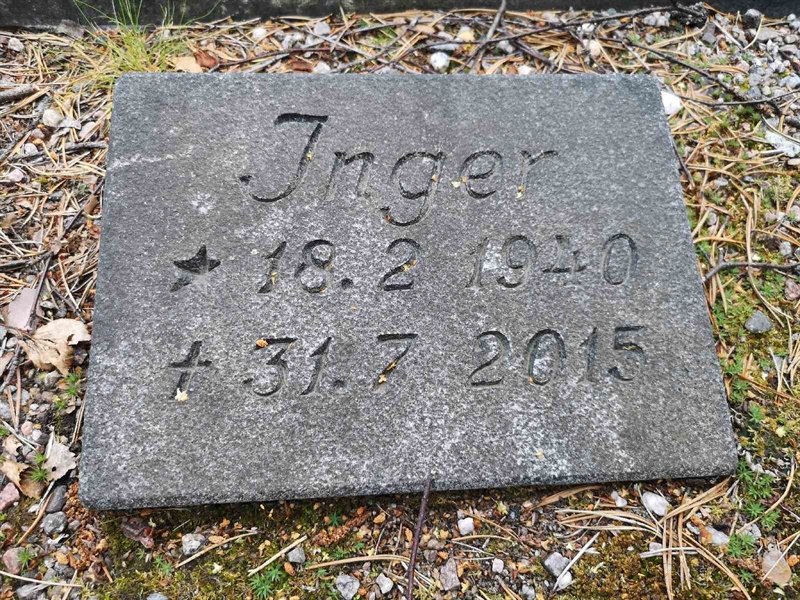 Gravnummer: SK O    21