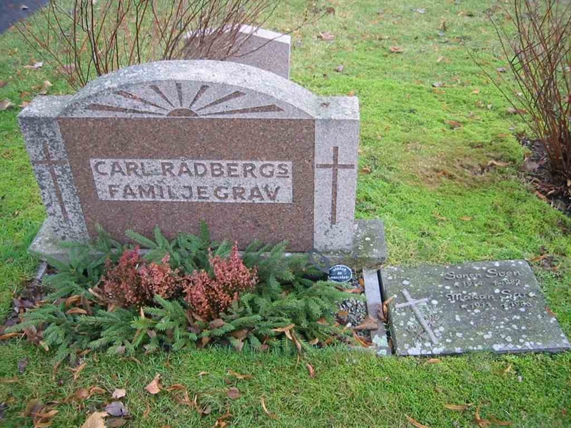 Grave number: KV F   34a-c