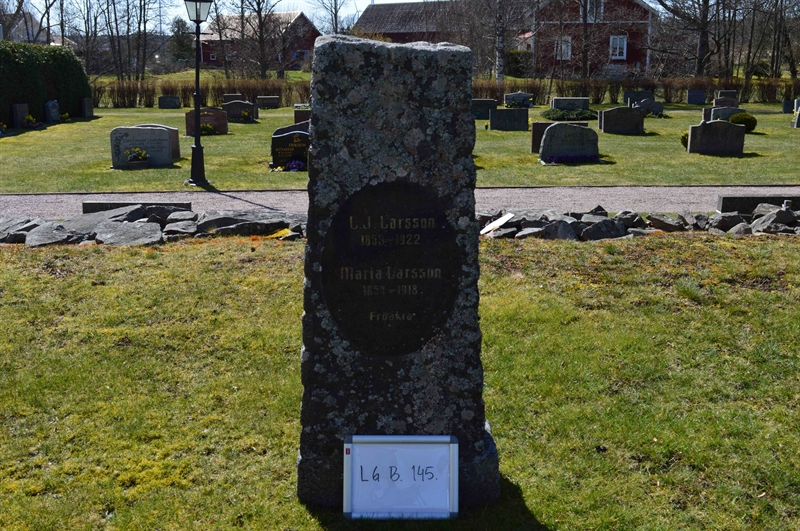Grave number: LG B   145