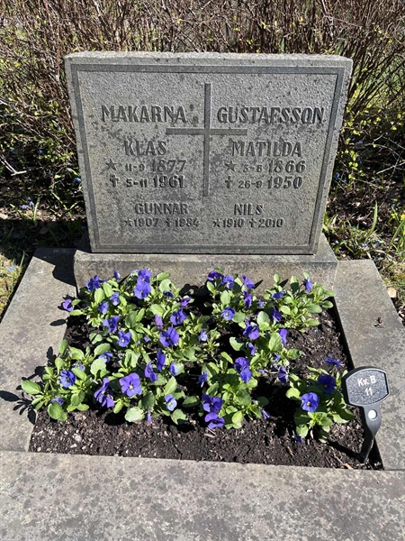 Hautatunnus: 22 B    11