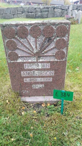 Grave number: KA E   384