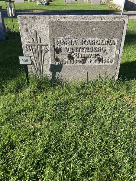 Grave number: 1 NA    59