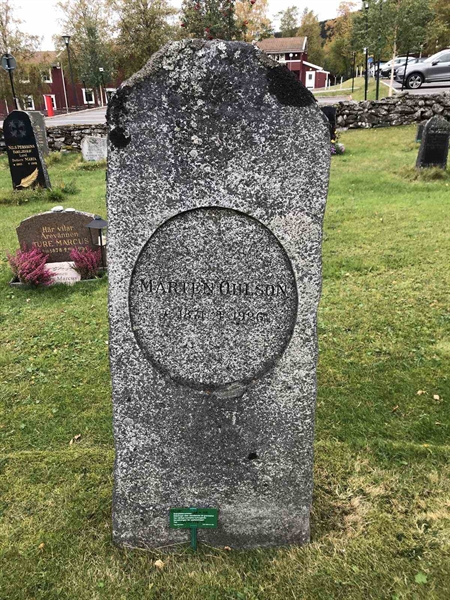 Grave number: ÅR A   109