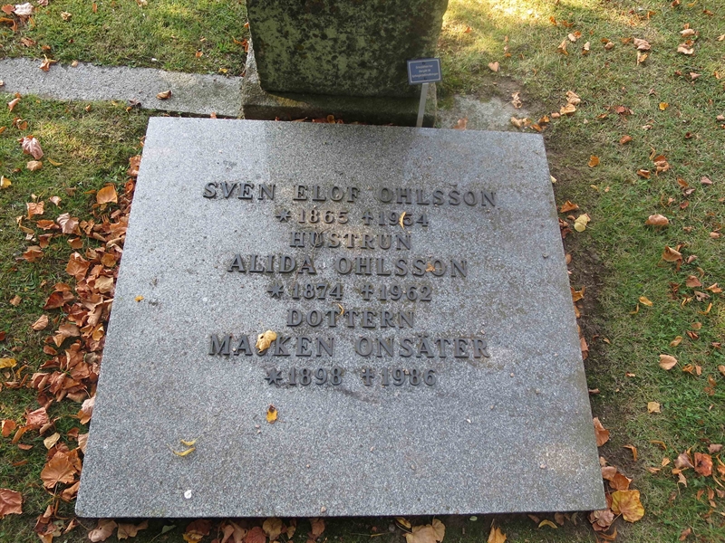 Grave number: HK C   264, 265, 266