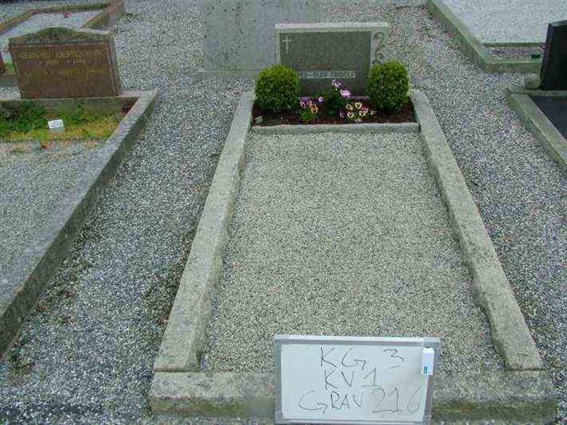 Gravnummer: 3 01   216