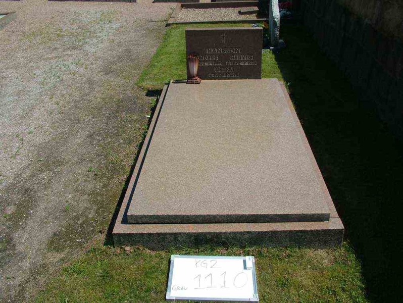 Grave number: 2  1110