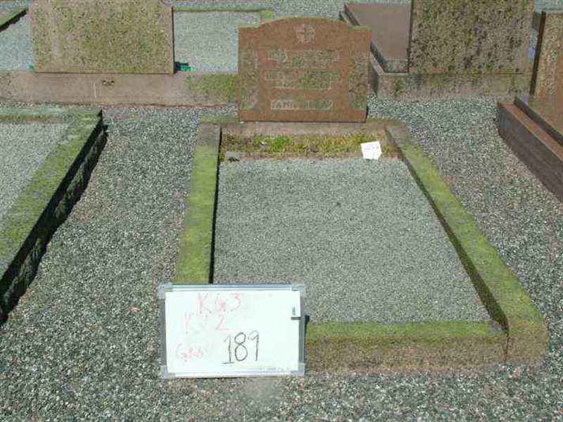 Gravnummer: 3 02   189