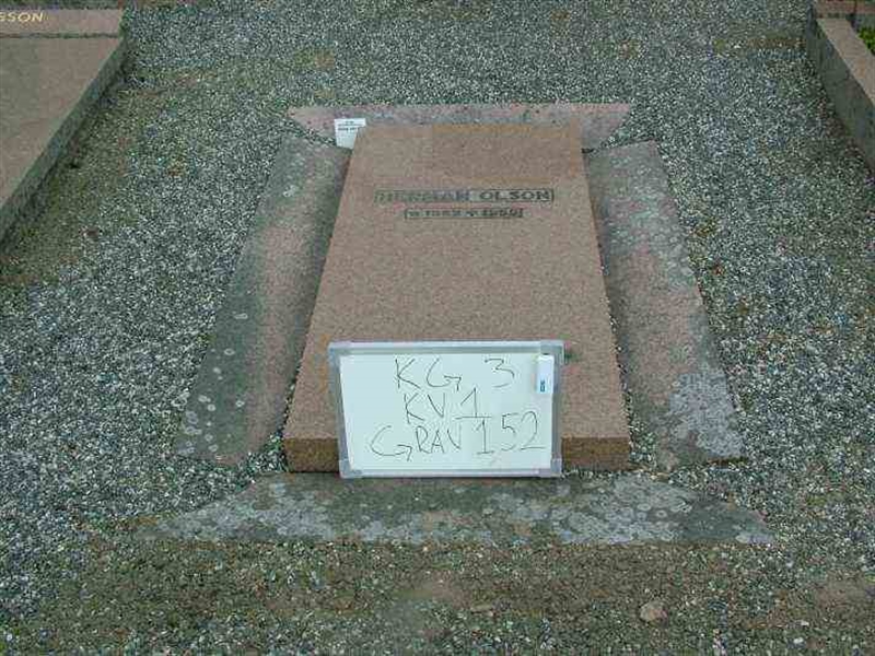 Gravnummer: 3 01   152