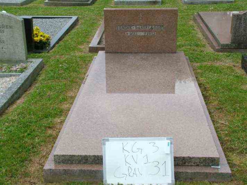 Gravnummer: 3 01    31