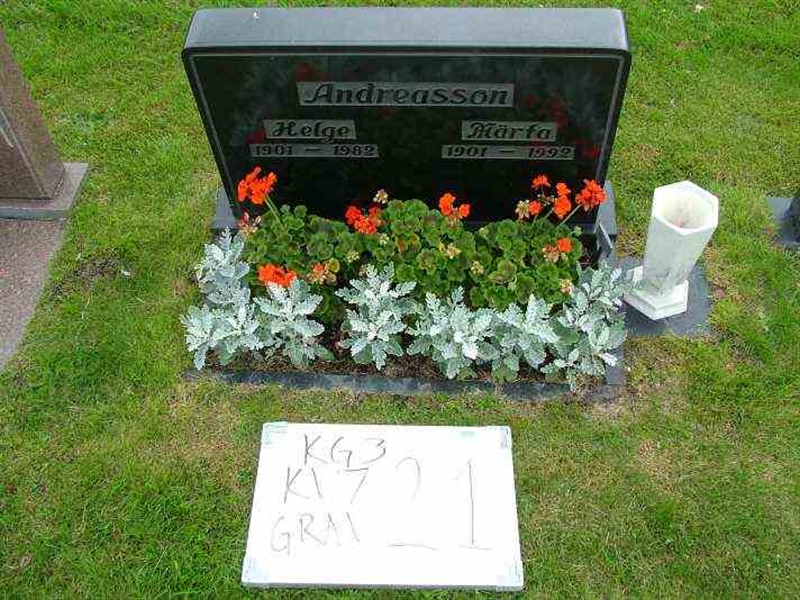 Gravnummer: 3 07    21