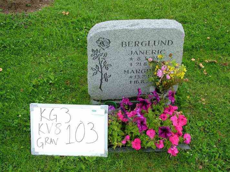 Gravnummer: 3 08   103