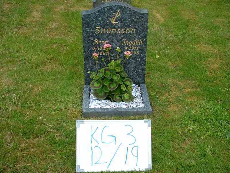 Gravnummer: 3 12    19