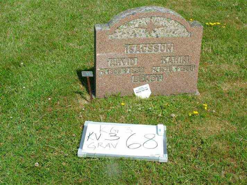 Gravnummer: 3 03    68