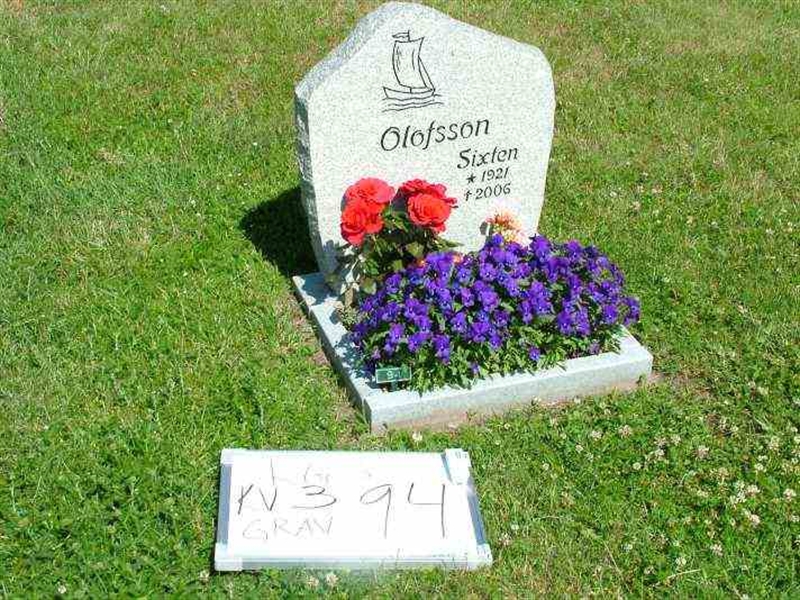 Gravnummer: 3 03    94