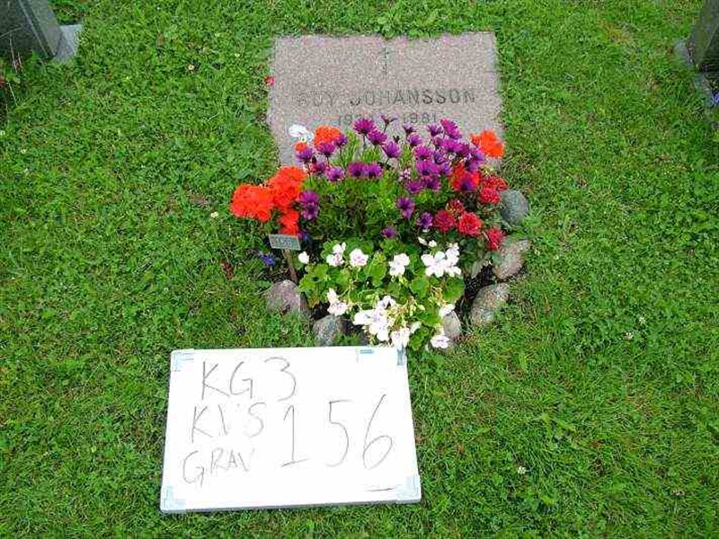 Gravnummer: 3 08   156