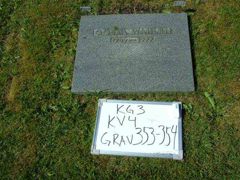 Gravnummer: 3 04   353-354