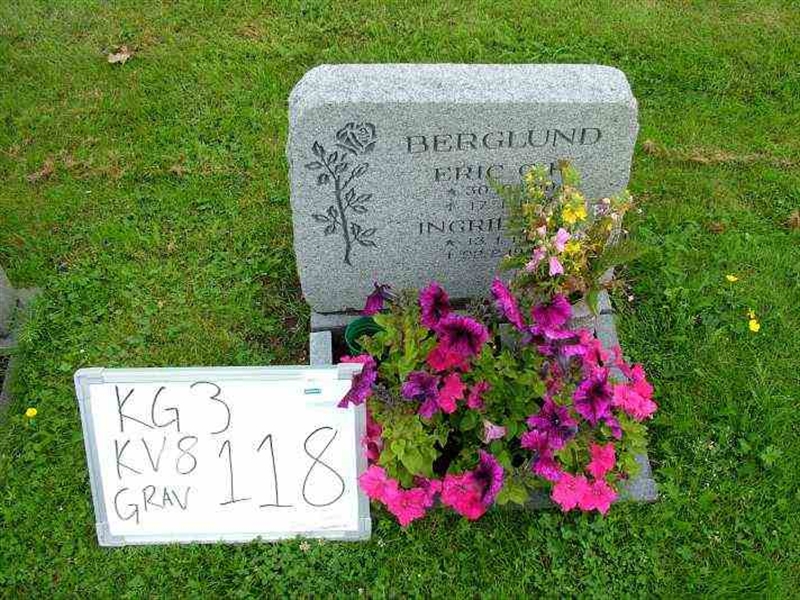 Gravnummer: 3 08   118