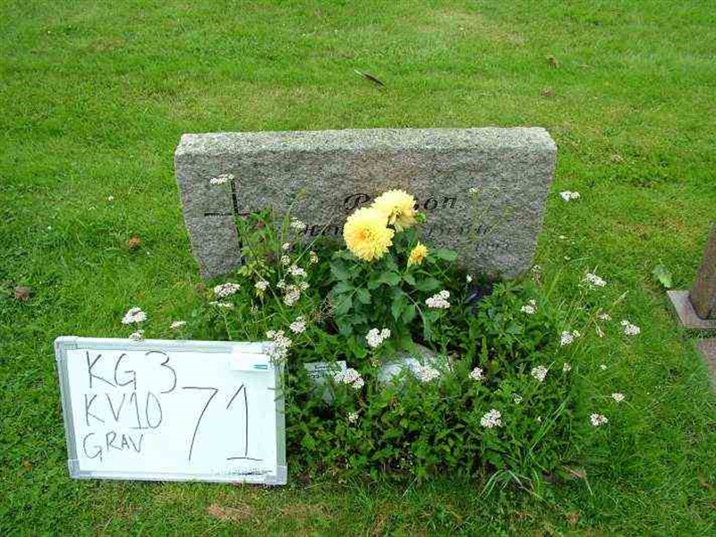 Gravnummer: 3 10    71