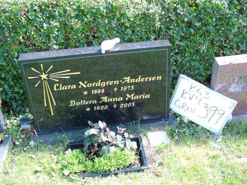 Gravnummer: 3 04   399