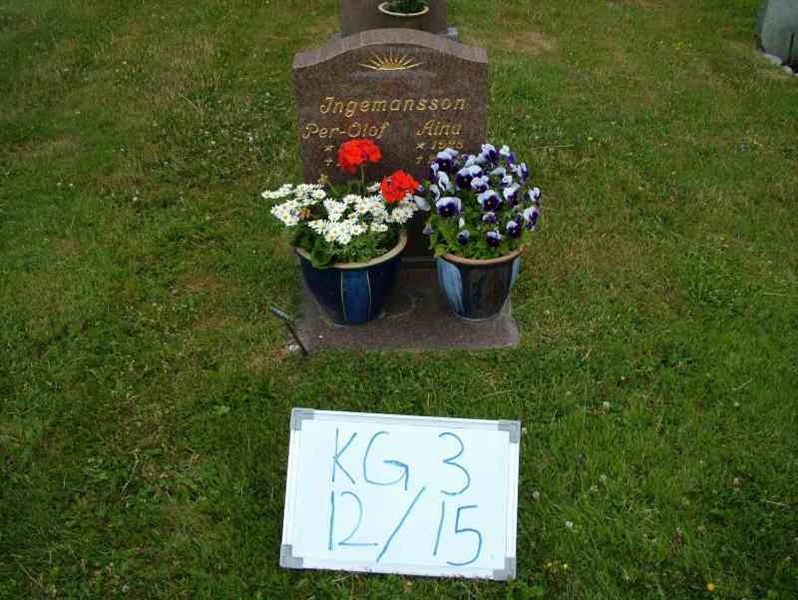 Gravnummer: 3 12    15