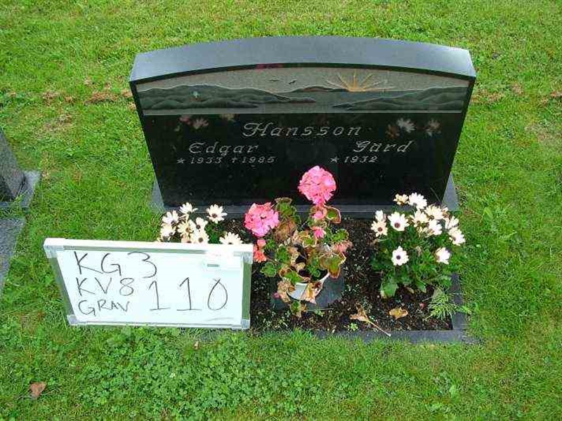 Gravnummer: 3 08   110