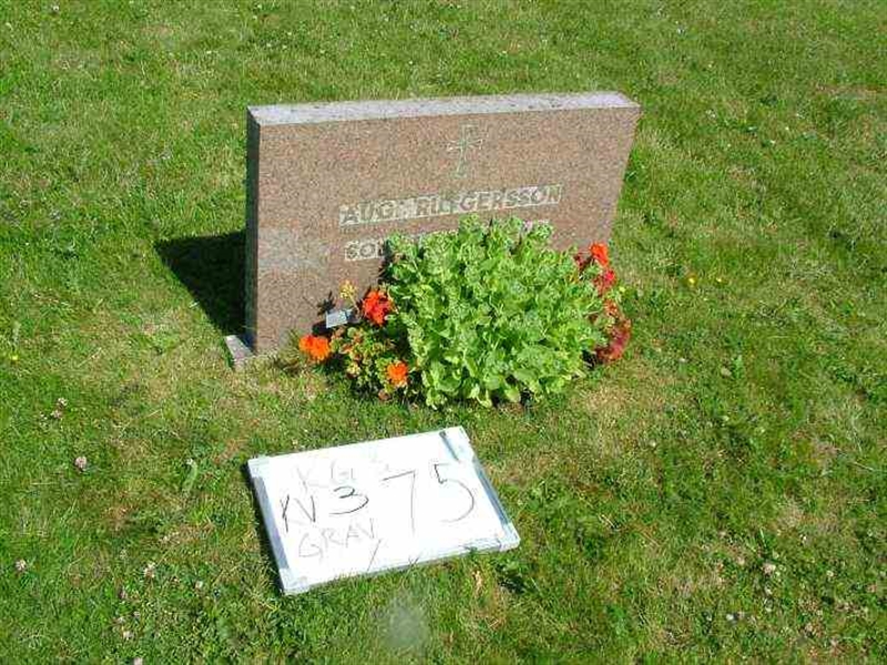 Gravnummer: 3 03    75