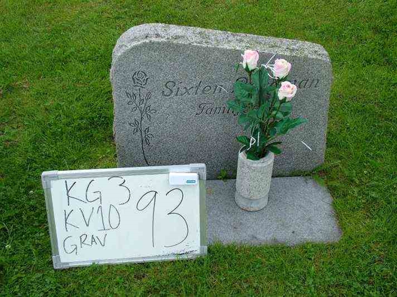 Gravnummer: 3 10    93