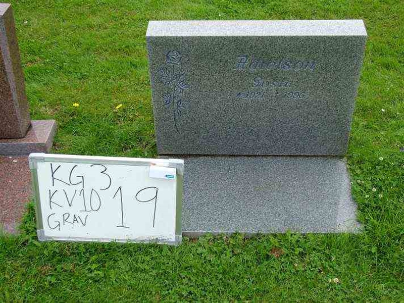 Gravnummer: 3 10    19