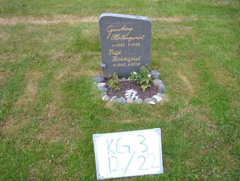 Gravnummer: 3 12    22