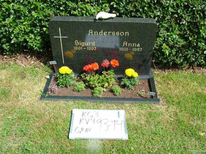 Gravnummer: 3 04    93-94