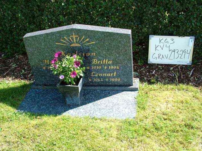 Gravnummer: 3 04   293-294