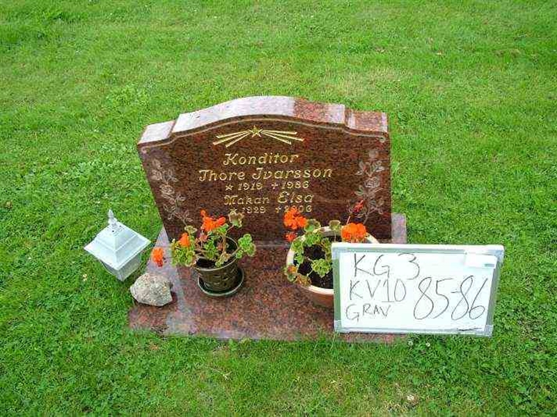 Gravnummer: 3 10    85-86