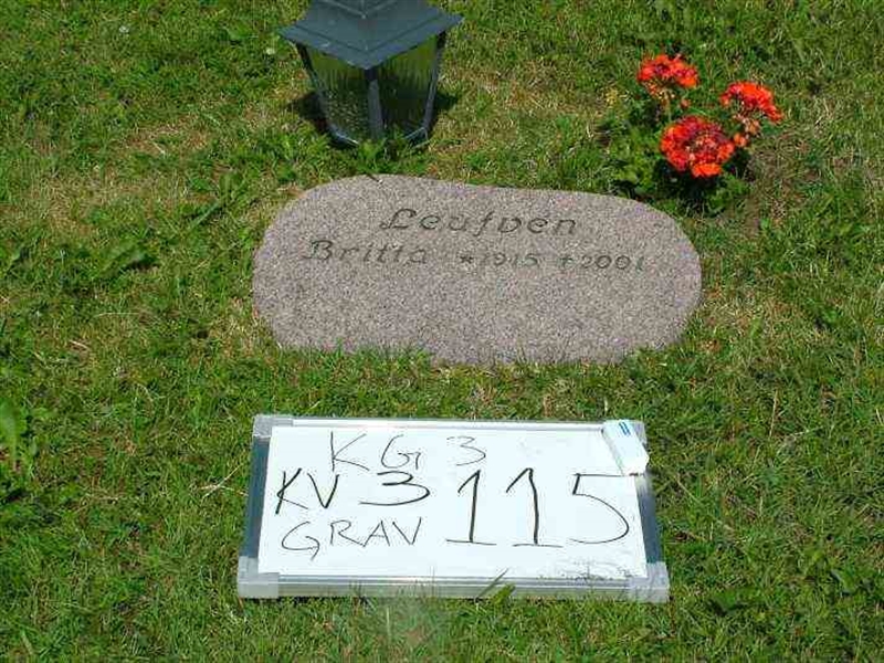 Gravnummer: 3 03   115