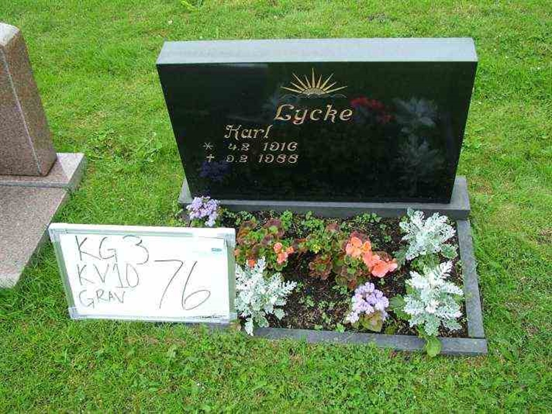 Gravnummer: 3 10    76