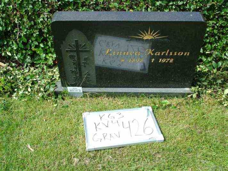 Gravnummer: 3 04   426