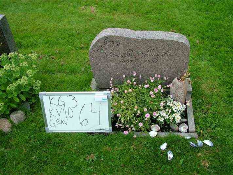 Gravnummer: 3 10    64