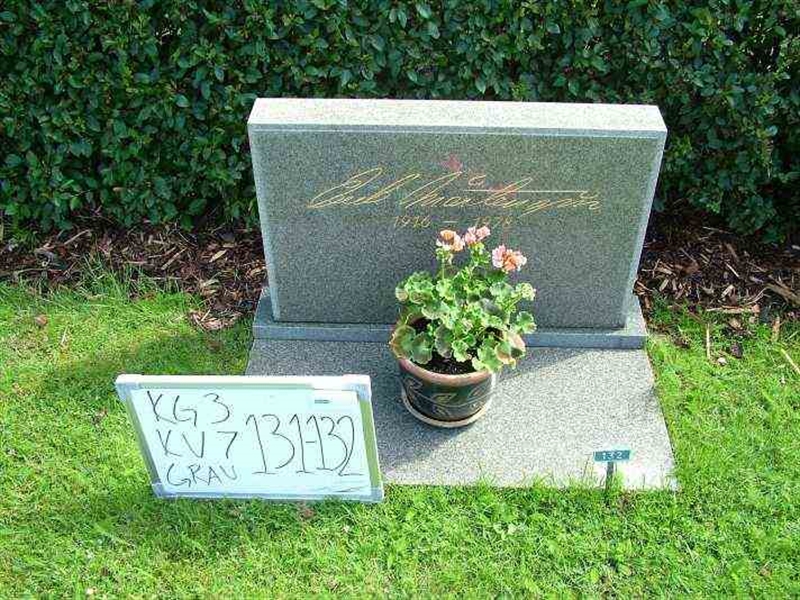 Gravnummer: 3 07   131-132