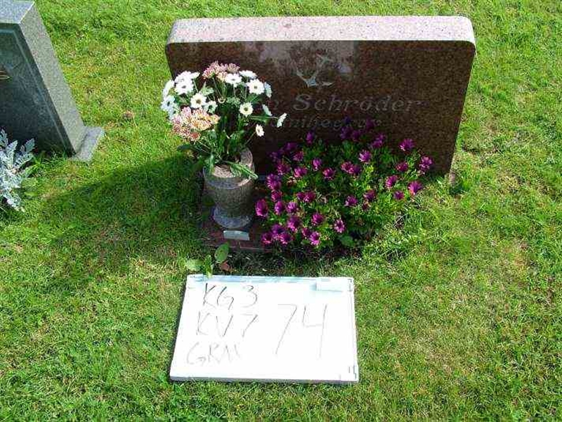 Gravnummer: 3 07    74