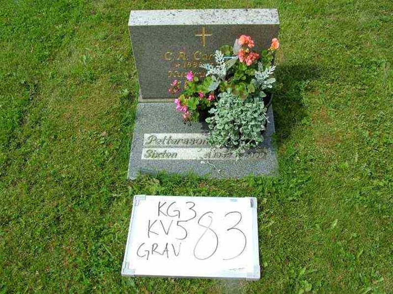 Gravnummer: 3 05    83