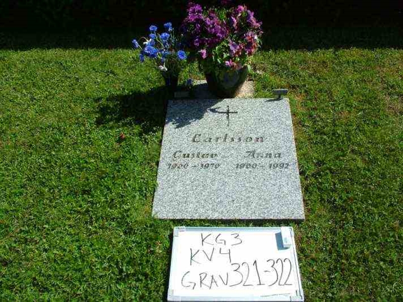 Gravnummer: 3 04   321-322