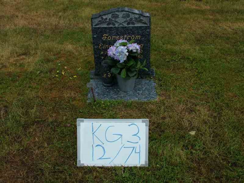 Gravnummer: 3 12    74