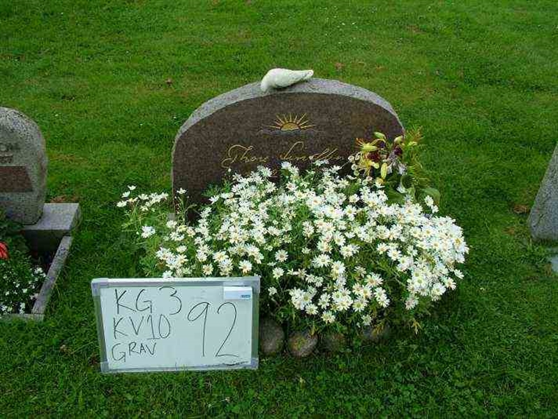Gravnummer: 3 10    92