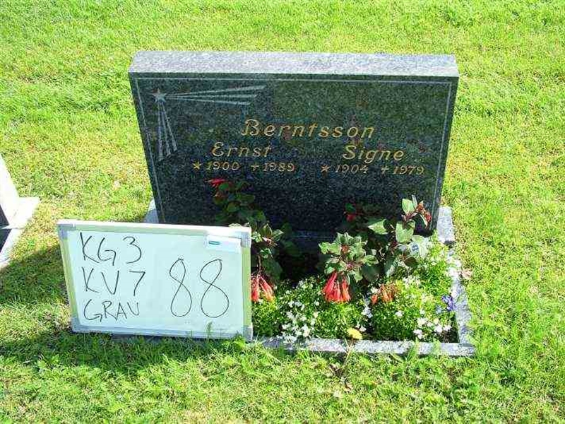 Gravnummer: 3 07    88