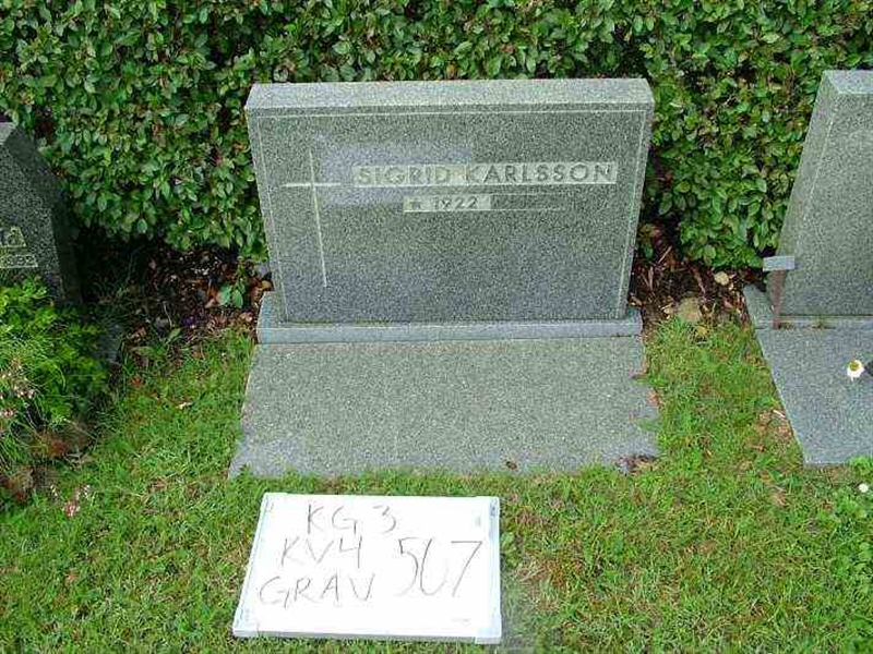 Hautatunnus: 3 04   507