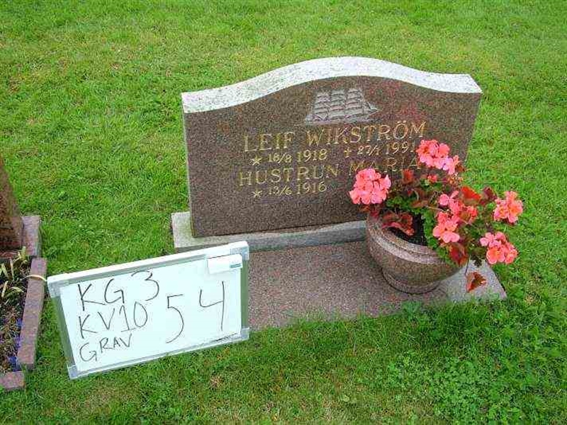 Gravnummer: 3 10    54