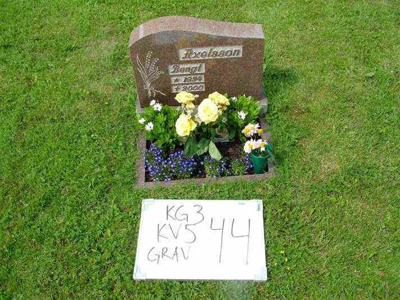 Gravnummer: 3 05    44