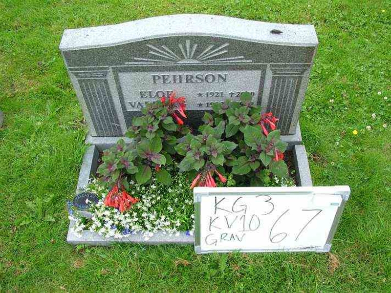 Gravnummer: 3 10    67